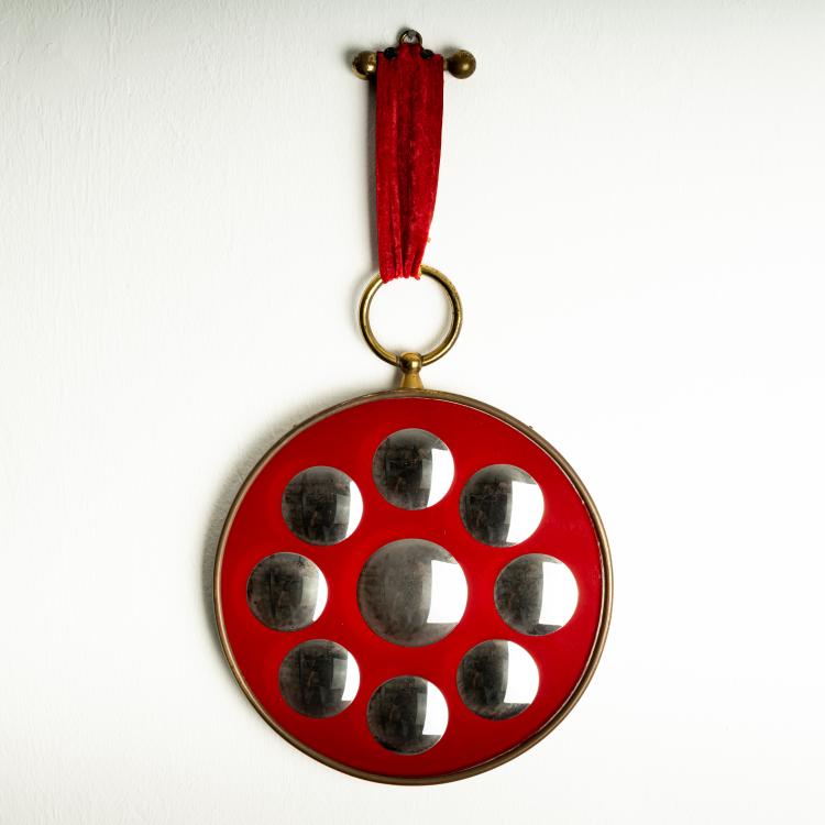 Hauptbild zu Objekt, Wall mirror, 1950s (design), Piero Fornasetti, Fornasetti, Mailand / Milan, 181A 326