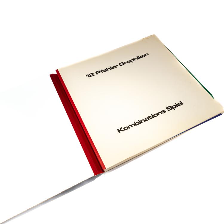 Bild 5 zu Objekt, Portfolio '6 x 2 = 12 : 1 = 6 + 6 - 12 Pfahler Grafiken Kombinations Spiel', c. 1970, Georg Karl Pfahler, Galerie M&uuml;ller, Stuttgart (Publ.), 181C 782