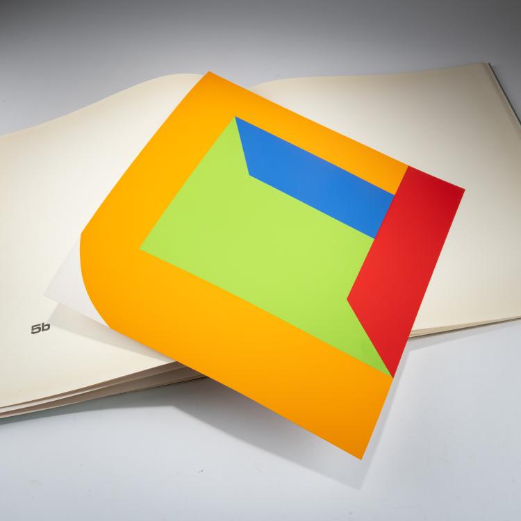 Bild 7 zu Objekt, Portfolio '6 x 2 = 12 : 1 = 6 + 6 - 12 Pfahler Grafiken Kombinations Spiel', c. 1970, Georg Karl Pfahler, Galerie M&uuml;ller, Stuttgart (Publ.), 181C 782