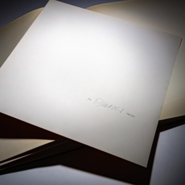 Bild 8 zu Objekt, Portfolio '6 x 2 = 12 : 1 = 6 + 6 - 12 Pfahler Grafiken Kombinations Spiel', c. 1970, Georg Karl Pfahler, Galerie M&uuml;ller, Stuttgart (Publ.), 181C 782