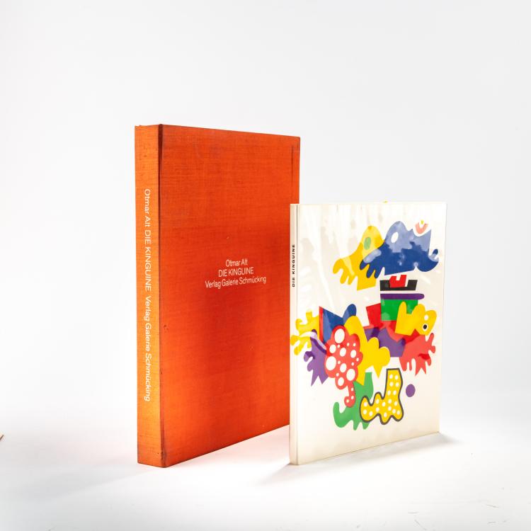 Bild 3 zu Objekt, Portfolio 'Die Kinguine', 1968, Otmar Alt, Galerie Schm&uuml;cking (Publ.), 181C 778