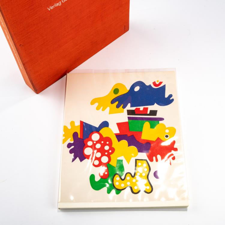 Bild 5 zu Objekt, Portfolio 'Die Kinguine', 1968, Otmar Alt, Galerie Schm&uuml;cking (Publ.), 181C 778