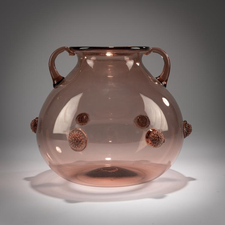 Hauptbild zu Objekt, Vase with handles, 1921-26, Vittorio Zecchin (attributed), Cappellin-Venini; Cappellin, M.V.M. (zug. / attr.), 181B 539