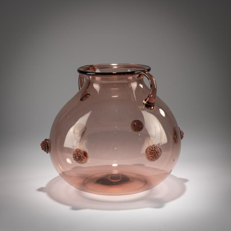 Bild 2 zu Objekt, Vase with handles, 1921-26, Vittorio Zecchin (attributed), Cappellin-Venini; Cappellin, M.V.M. (zug. / attr.), 181B 539