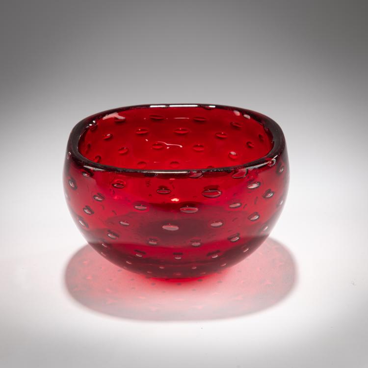 Hauptbild zu Objekt, Bowl 'A bolle', 1935, Carlo Scarpa, Venini, Murano, 181B 572