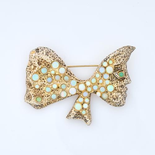 Brooch with opals 'Sélène', circa 1963 (design)