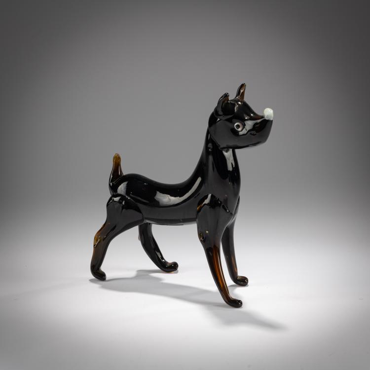 Hauptbild zu Objekt, Dog, c. 1940, Murano, 181B 589