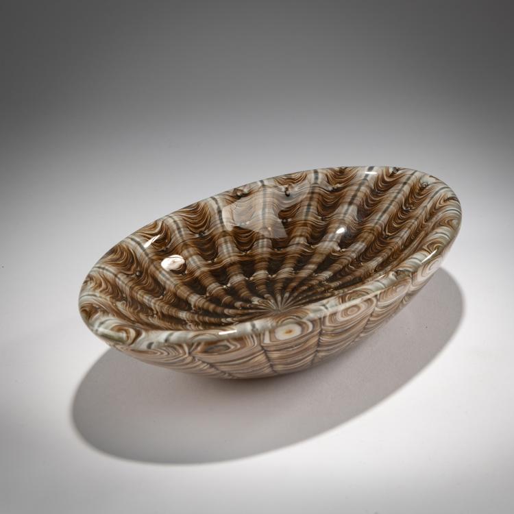 Bild 1 zu Objekt, 'Neolitico' bowl, 1954, Ercole Barovier, Barovier & Toso, Murano, 181B 613
