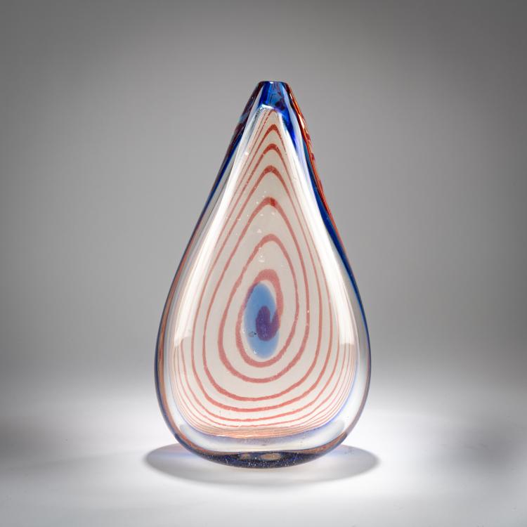 Bild 2 zu Objekt, Vase mit Spiraldekor, um 1959, Anzolo Fuga, A.Ve.M., Murano, 181B 604