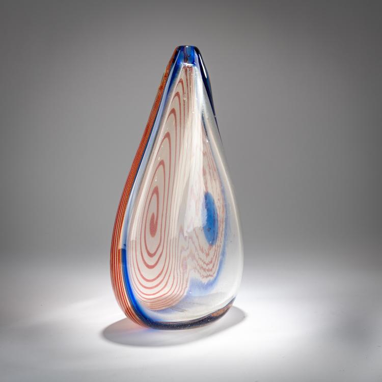 Bild 3 zu Objekt, Vase mit Spiraldekor, um 1959, Anzolo Fuga, A.Ve.M., Murano, 181B 604