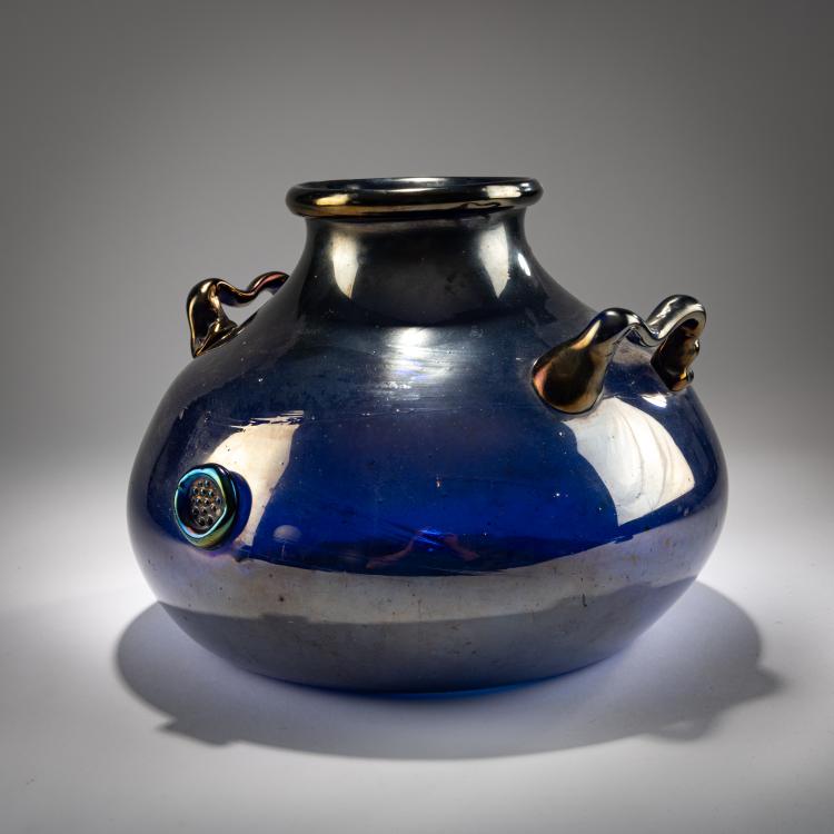 Bild 3 zu Objekt, Huge vase with handles 'Iridato', 1914-20, Benvenuto Barovier (attributed), Barovier, Artisti, Murano (zug. / attr.), 181B 532