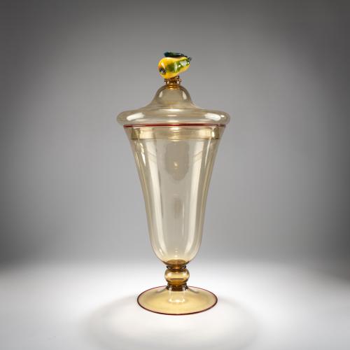 Tall  lidded goblet, c. 1925