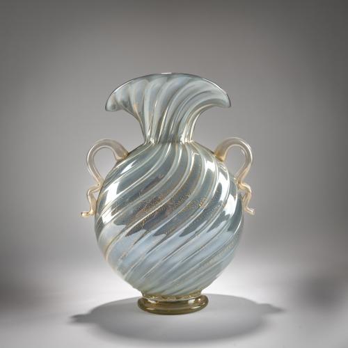 Vase with handles 'grigio oro', 1936