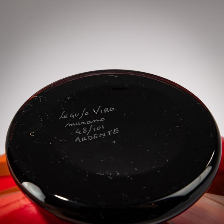 Bild 4 zu Objekt, Vase 'Ardente', 1995, Seguso Viro, Murano, 181B 716