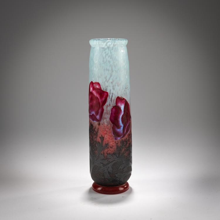 Hauptbild zu Objekt, 'An&eacute;mones' vase, c. 1905, Henri Berg&eacute;, Daum Fr&egrave;res, Nancy, 