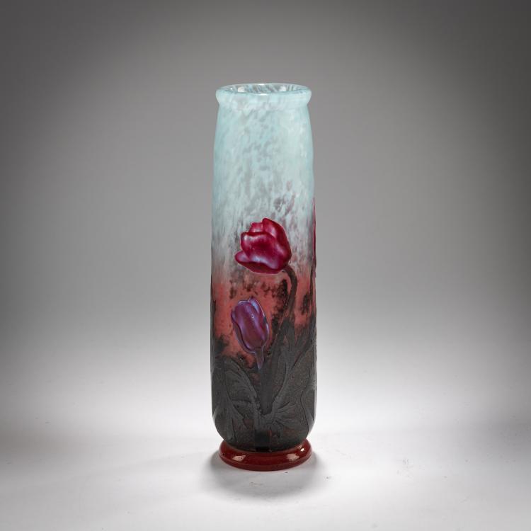 Bild 1 zu Objekt, 'An&eacute;mones' vase, c. 1905, Henri Berg&eacute;, Daum Fr&egrave;res, Nancy, 