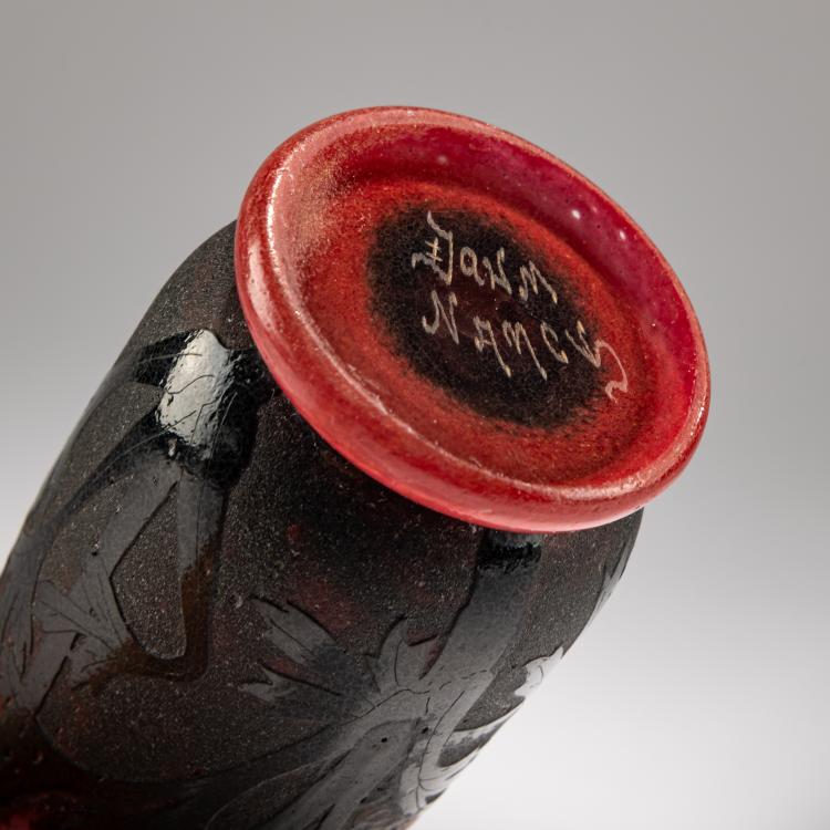 Bild 3 zu Objekt, 'An&eacute;mones' vase, c. 1905, Henri Berg&eacute;, Daum Fr&egrave;res, Nancy, 