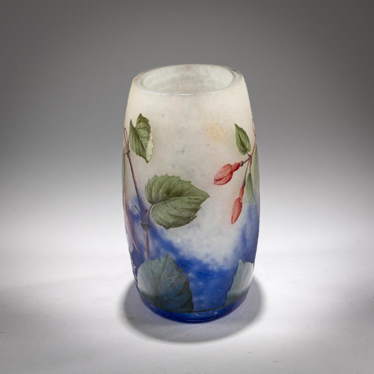 Bild 1 zu Objekt, Vase 'Fuchsias', 1905-10, Daum Fr&egrave;res, Nancy, 182A 26