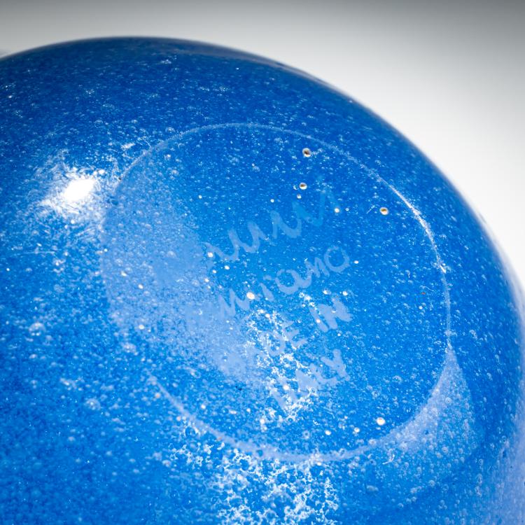Bild 2 zu Objekt, Two small bowls 'Sommerso a bollicine', c. 1935, Carlo Scarpa, Venini, Murano, 181B 576