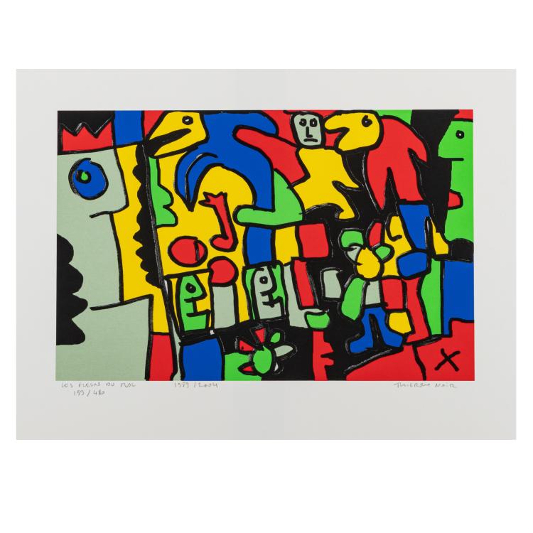 Hauptbild zu Objekt, 'LES FLEURS DU MAL', 1989/2004, Thierry Noir, 181C 845