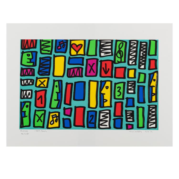 Hauptbild zu Objekt, 'PUZZLE', 1989/2004, Thierry Noir, 181C 846