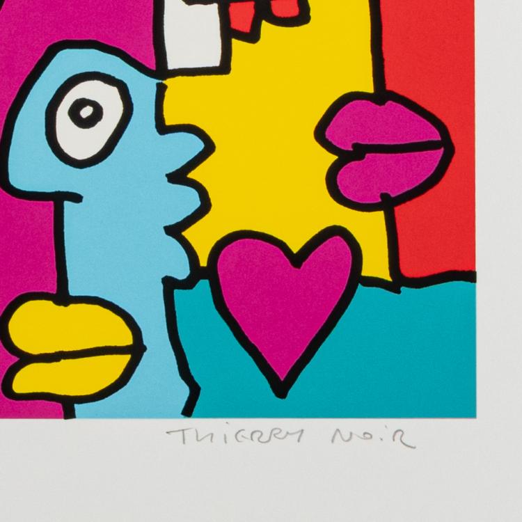 Bild 2 zu Objekt, 'HEARTS AND LIPS', 1989/2004, Thierry Noir, 181C 847