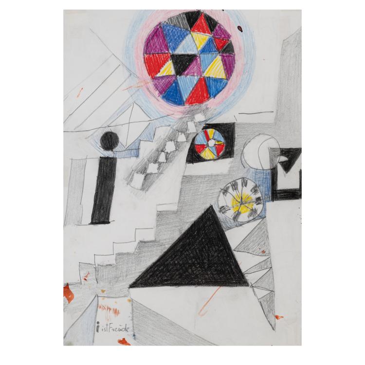 Hauptbild zu Objekt, 'i ist Freude', 1958, Johannes Itten, 181C 739