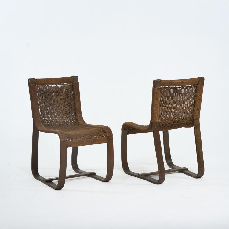 Bild 1 zu Objekt, Two Chairs, 1938/40, Giuseppe Pagano Pogatschnig, Gino Maggioni, Varedo (zug. / attr.), 181A 193