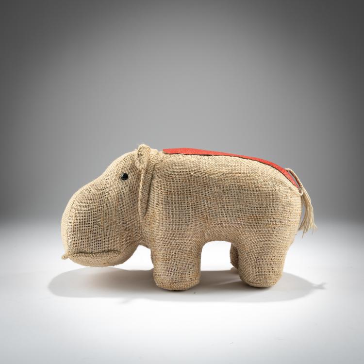 Hauptbild zu Objekt, Therapeutic toy 'Hippopotamus', c. 1970, Renate M&uuml;ller, H. Josef Leven KG, Sonneberg., 181A 133