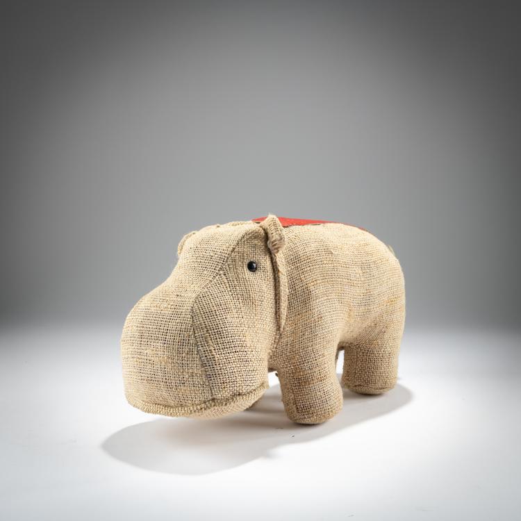 Bild 1 zu Objekt, Therapeutic toy 'Hippopotamus', c. 1970, Renate M&uuml;ller, H. Josef Leven KG, Sonneberg., 181A 133