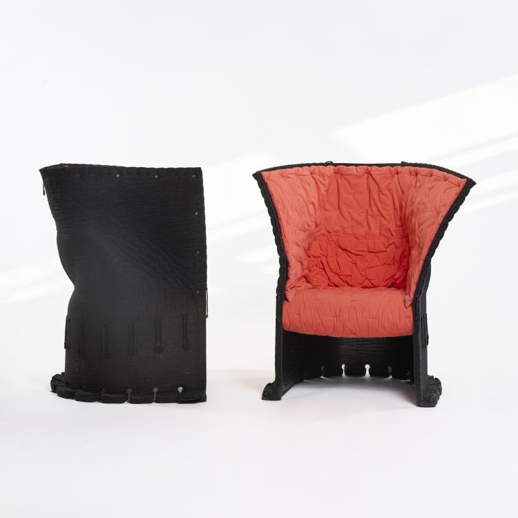 Bild 4 zu Objekt, Zwei Armlehnsessel 'i Feltri', 1986, Gaetano Pesce, Cassina, Mailand / Milan, 181A 462