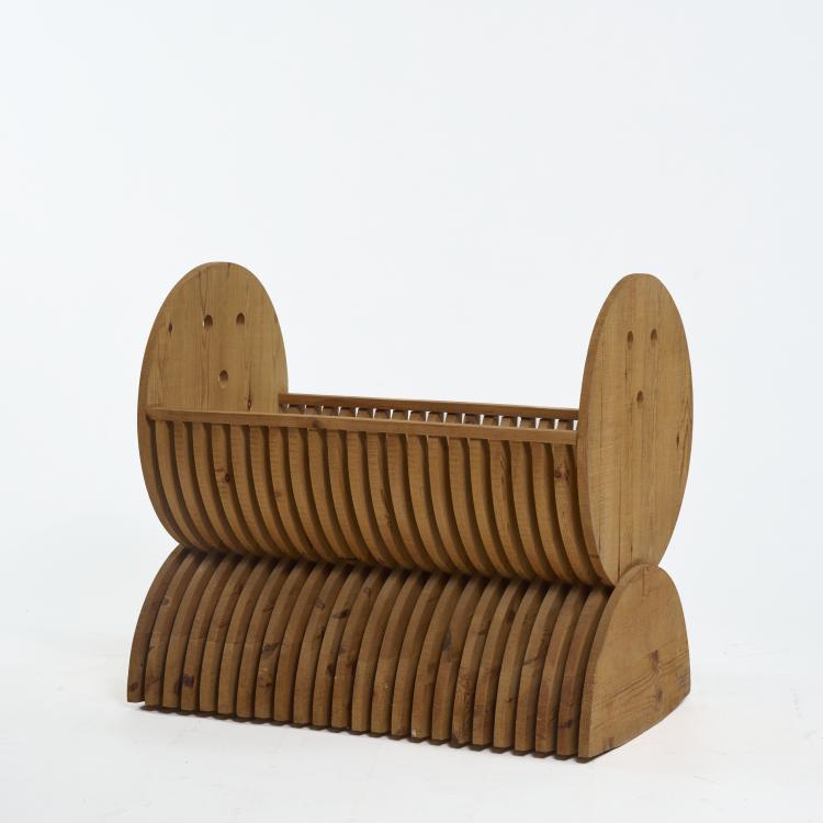 Bild 1 zu Objekt, Wiege 'Annabella', 1973 (Entwurf), Mario Ceroli, Poltronova, Pistoia, 181A 415
