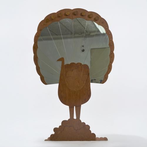 Wall mirror 'Pavone', 1970s