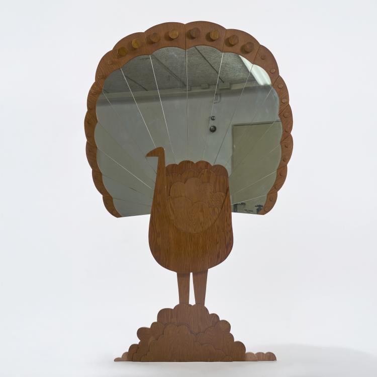 Hauptbild zu Objekt, Wall mirror 'Pavone', 1970s, Sirio Alessandri, Pallucco, Rom / Rome, 181A 439