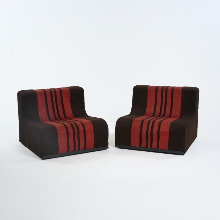 Hauptbild zu Objekt, Zwei Sessel 'Sofo', 1966,  Superstudio,Piero Frassinelli,Alessandro Magris,Roberto Magris,Adolfo Natalini,Cristiano Toraldo di Francia, Poltronova, Pistoia, 181A 265