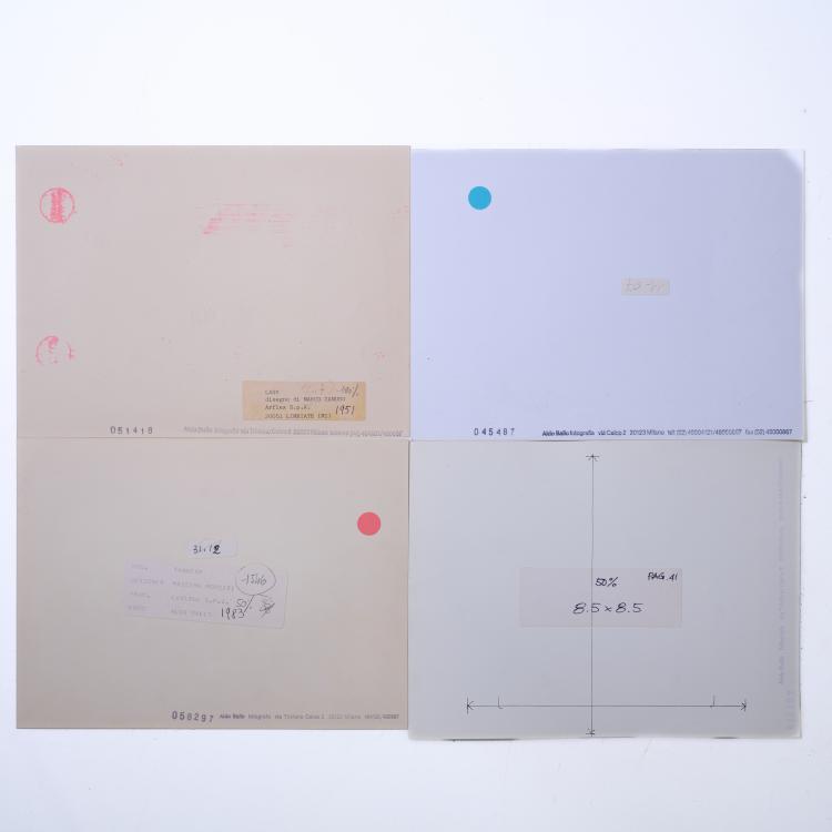 Bild 1 zu Objekt, Four product photographs, 1951-1983, Aldo Ballo, Ballo, Aldo, 181A 138