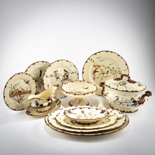 43-piece tableware 'Parisien' 1875