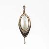 Mother-of-pearl pendant with diamond, c. 1900