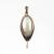 Mother-of-pearl pendant with diamond, c. 1900