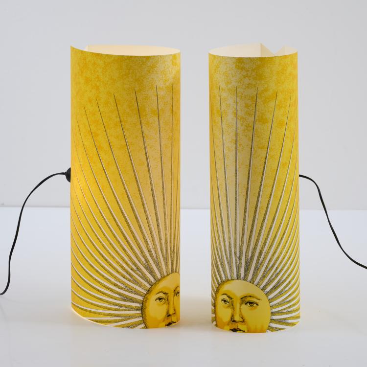 Hauptbild zu Objekt, Two floor lamps 'Sole', 1995 (design), Barnaba Fornasetti, Antonangeli Illuminazione, Paderno Dugnano/Mailand., 181A 351