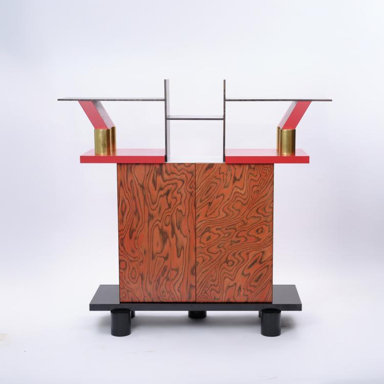 Bild 1 zu Objekt, Sideboard / Regal / Raumteiler 'Freemont', 1985 (Entwurf), Ettore Sottsass, Memphis, Mailand / Milan, 183A 582