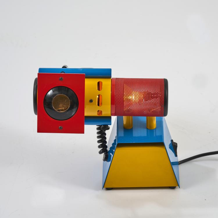 Bild 2 zu Objekt, Projection clock 'Time Beam', 1985, Stephen Savage, Timebeam, England; Savage, Stephen; Savage, Anthea, 181A 468