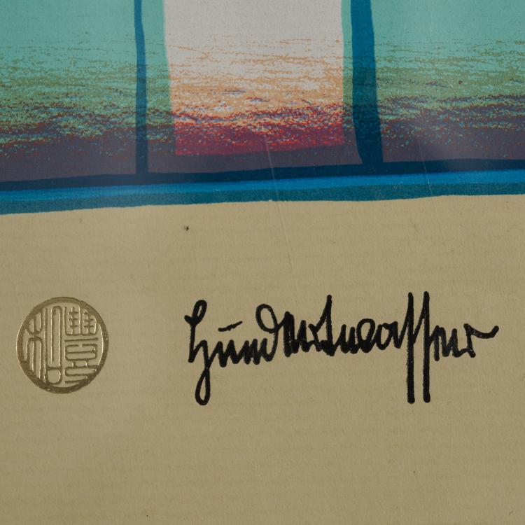 Bild 1 zu Objekt, 'Hommage &agrave; Schr&ouml;der-Sonnenstern', 1972, Friedensreich Hundertwasser, 181C 787