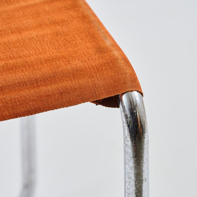 Bild 2 zu Objekt, Hocker 'MR-1', 1927 (Entwurf), Ludwig Mies van der Rohe, Bigler, Spichiger und Cie. AG (BIGLA), Bern, fr&uuml;he 1930er Jahre (zug. / attr.)., 181A 167