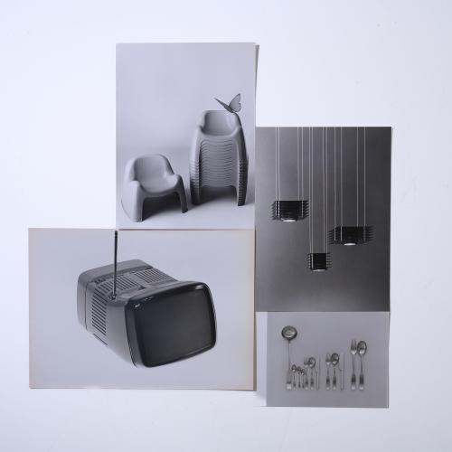 Four product photographs, 1968-95