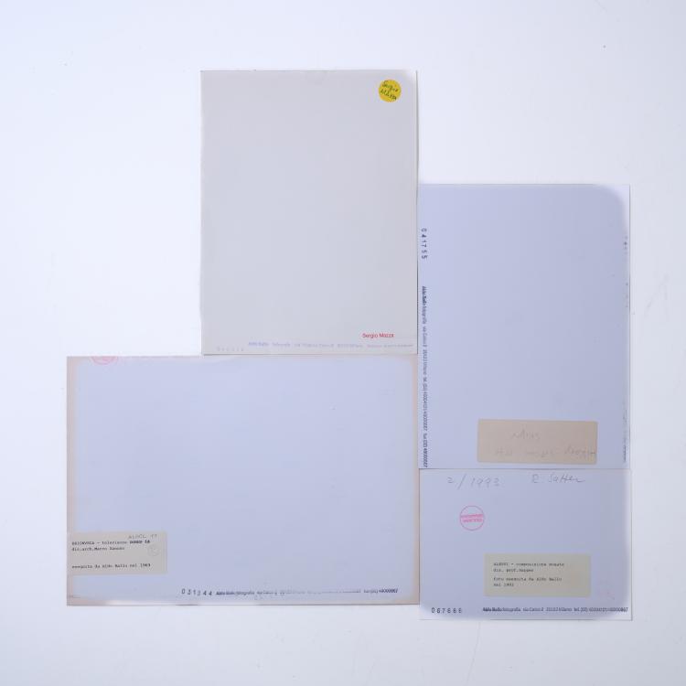 Bild 1 zu Objekt, Four product photographs, 1968-95, Aldo Ballo, Ballo, Aldo, 181A 139