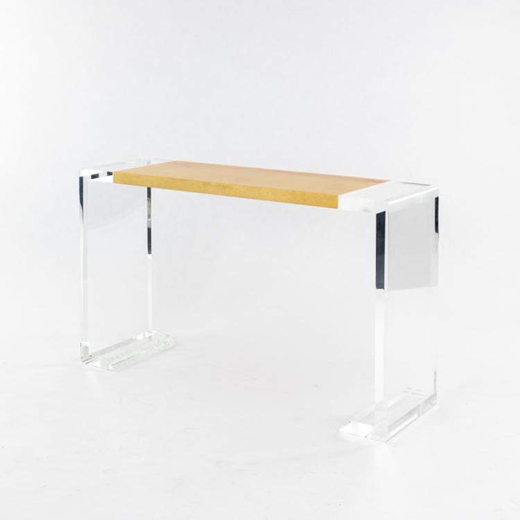 Bild 1 zu Objekt, Console 'Odeon', 1970s, Heino Stamm, Tura, Mailand / Milan ; M&ouml;belwerkstatt f&uuml;r Acrylglas, Innsbruck, 181A 446