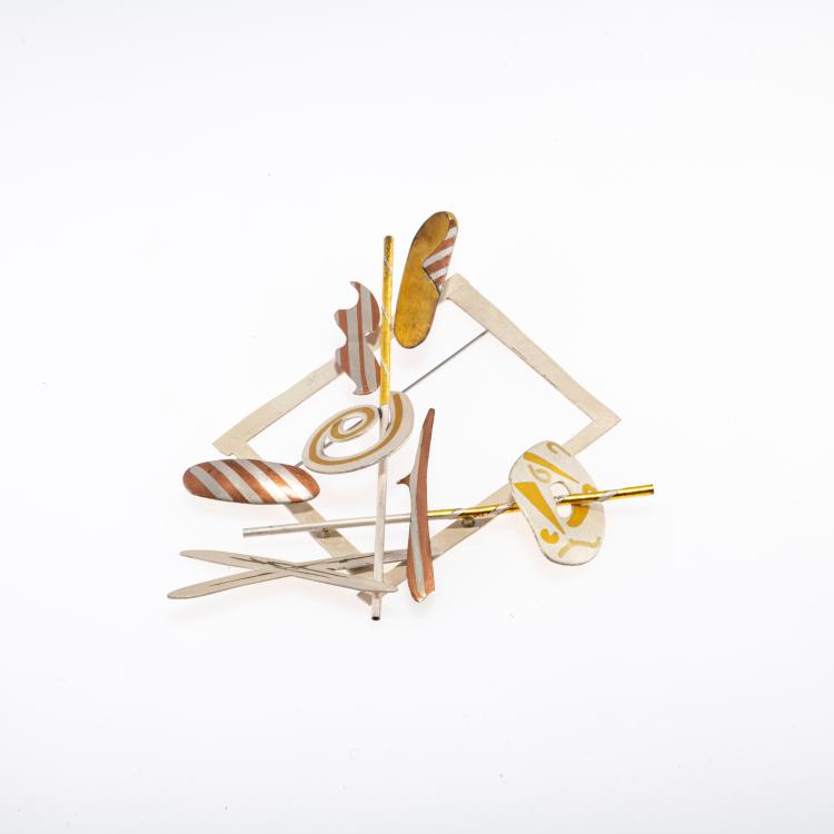 Hauptbild zu Objekt, Brooch, c. 1980, Manfred Bischoff, 