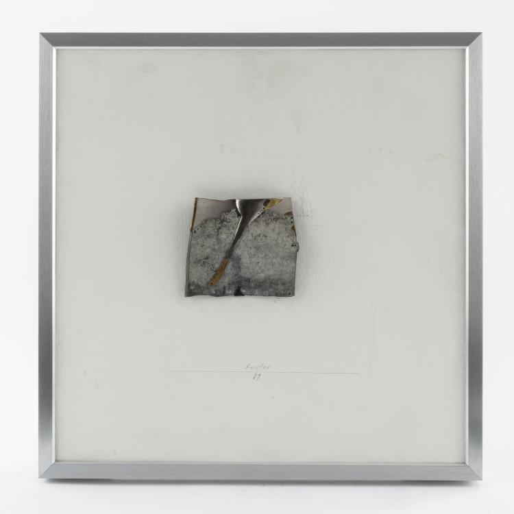 Bild 1 zu Objekt, Brosche und Zeichnung, 1989, Werner Reister, 182D 1052