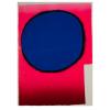'Blauer Kreis mit schwarzem Rand auf Rot', 1961